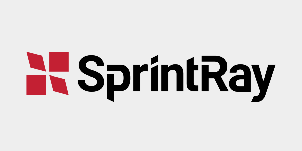 SprintRay 3D Printing logo